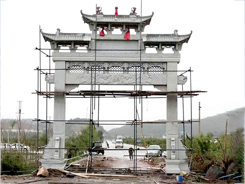 石雕牌楼